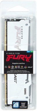 Оперативная память Kingston Fury DDR5-5600 32768MB PC5-44800 Beast RGB White (KF556C40BWA-32)