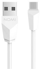 Кабель Nomi DCD 10c USB Type-C 1м White