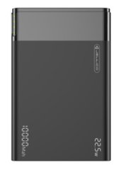 Універсальна мобільна батарея Jellico P21 (QC+PD) Li-Pol 10000mAh 22.5W Black