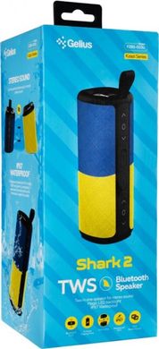 Портативна акустика Krazi Shark2 KZBS-003U Blue\Yellow