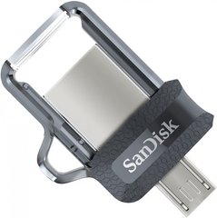 Флешка SanDisk USB 3.0 Ultra Dual Drive OTG M3.0 128Gb Black