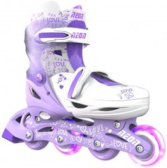 Роликовые коньки Neon Combo Skates сиреневый размер 30-33