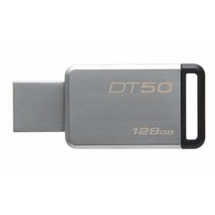 Флешка Kingston USB3.0 128GB Kingston DataTraveler 50 Metal/Black (DT50/128GB)