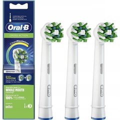 Насадки для зубної щітки Braun Oral-B Cross Action EB50RB CleanMaximiser (3шт)