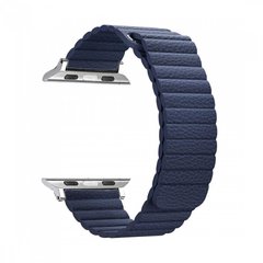 Ремінець ArmorStandart Apple Leather Loop Band for Apple Watch 42mm/44mm Blue