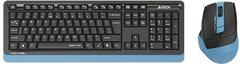 Комплект (клавиатура, мышь) беспроводной A4Tech Fstyler FGS1035Q Navy Blue