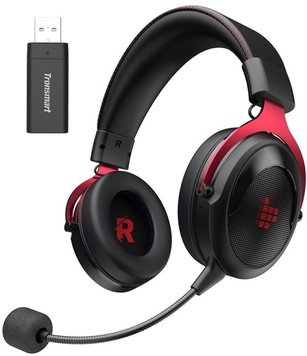 Наушники Tronsmart Shadow Wireless Gaming Headset Red-Black