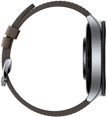 Смарт-годинник Xiaomi Watch 2 Pro Bluetooth Silver Case with Brown Leather Strap (BHR7216GL) (UA)