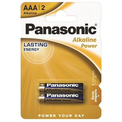 Батарейки Panasonic Alkaline Power AAA BLI 2 (LR03REB/2BP)