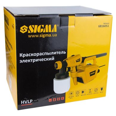 Краскопульт Sigma HVLP 800 Вт. (6816051)
