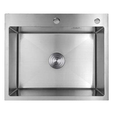 Кухонна мийка Kroner KRP Gebürstet - 6050HM (3,0/1,0 мм)