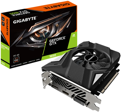 Відеокарта Gigabyte Nvidia GeForce GTX 1650 OC 4G D6 V2.0 (GV-N1656OC-4GD V2.0)