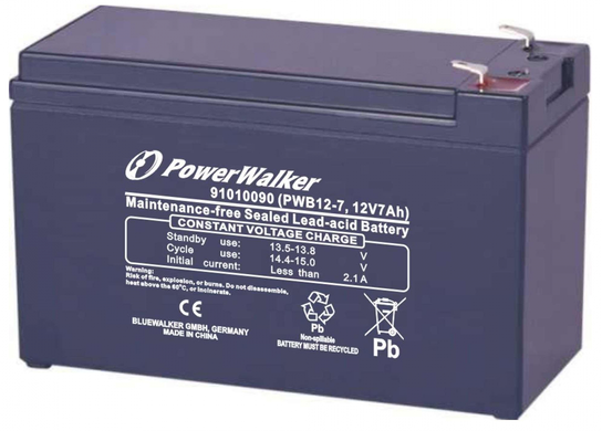 Акумуляторна батарея PowerWalker PWB12-7 12В 7Ач (91010090)