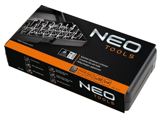 Набір біт NEO Tools 06-103