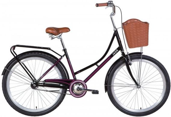 Велосипед 26" Dorozhnik Jade 2022 (чорно-рожевий) (OPS-D-26-171)