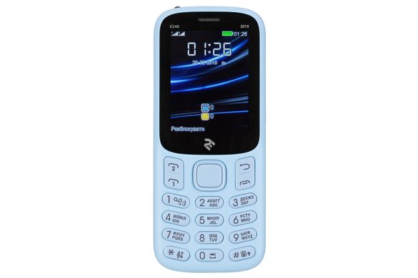 Мобільний телефон 2E E240 2019 DUALSIM City Blue