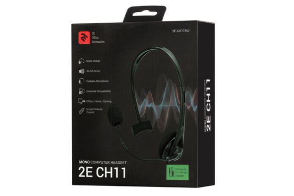 Навушники 2E CH11 Mono (2E-CH11MJ)