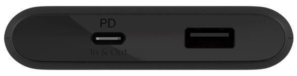 Універсальна мобільна батарея Power Bank Belkin 10000mAh 18W USB-A USB-C black (BPB001BTBK)