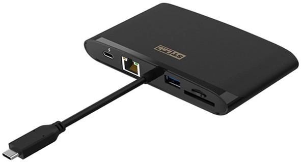 USB-Хаб STLab USB 3.1 Type-C to HDMI 4K, DVI, VGA, 2хUSB3.0, RJ45, USB Type-C, PD, SD/MicroSD