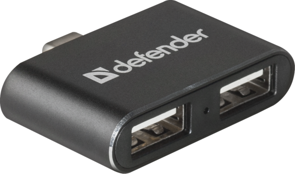 USB-хаб Defender USB Quadro Dual USB3.1 TYPE C - USB 2.0 (83207)
