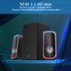 Акустическая система Vertux SonicThunder-50 Вт 2.1 LED Black (sonicthunder-50.eu)