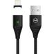 Кабель Mcdodo USB Cable to Lightning Storm Magnetic 3A 1.2m Black (CA-6310)
