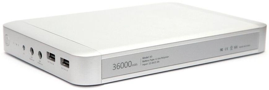 Універсальна мобільна батарея PowerPlant K3 для Аpple MacBook 36000mAh