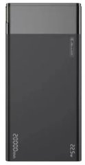 Універсальна мобільна батарея Jellico P22 (QC+PD) Li-Pol 20000mAh 22.5W Black