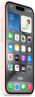 Чохол Apple для iPhone 15 Pro Max Silicone Case with MagSafe Light Pink (MT1U3)