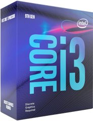 Процесор Intel Core i3 9100F 3.6GHz (6MB, Coffee Lake, 65W, S1151) Box (BX80684I39100F)