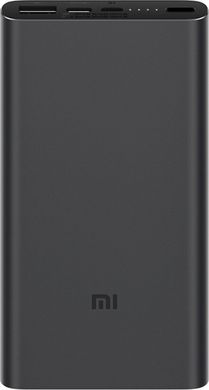 Универсальная мобильная батарея Xiaomi Mi Power Bank 3 10000 mAh (USB+Type-C) PLM12ZM Black (VXN4253CN/VXN4274GL)