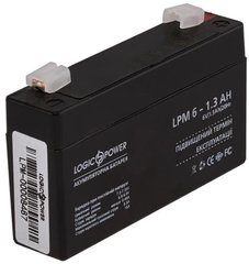 Акумулятор для ДБЖ LogicPower AGM 6V 1.3Ah (LP4157)