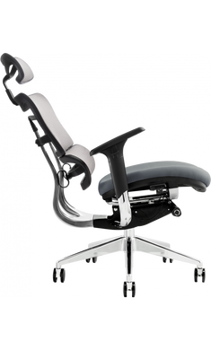 Офісне крісло для керівника GT Racer X-802 bright gray