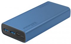 Универсальная мобильная батарея Promate Bolt-20 20000 mAh 10Вт 2xUSB Blue (bolt-20.blue)