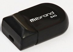 Флешка Mibrand USB 2.0 Scorpio 64Gb Black (MI2.0/SC64M3B)