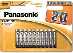 Батарейки Panasonic Alkaline Power AAA BLI 20 (LR03REB/20BW)