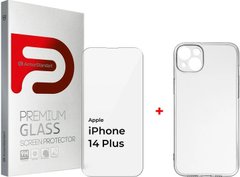 Комплект ArmorStandart для Apple iPhone 14 Plus (Захисне скло Clear + Чохол Air Series) (ARM66924)