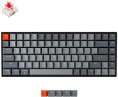 Клавіатура KEYCHRON K2 84 keys Gateron RED White LED BLACK (A1_KEYCHRON)