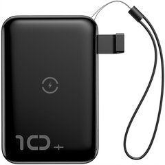 Универсальная мобильная батарея Baseus Mini S (Wireless Charger) (10000mAh) Black (PPXFF10W-01)