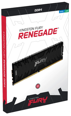 Оперативная память Kingston FURY Renegade Black DDR4-3600 128GB (4x32GB) CL18-22-22 1.35V XMP (KF436C18RB2K4/128)