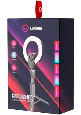 Веб-камера Lorgar Circulus 910 Streaming 5MP Auto Focus Stereo Black (LRG-SC910)