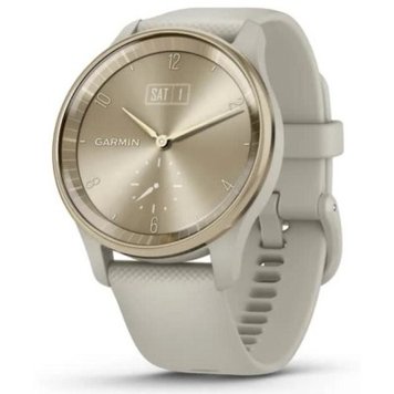 Смарт-часы Garmin vivomove Trend Cream Gold Stainless Steel Bezel with French Gray Case and Silicone Band (010-02665-02)