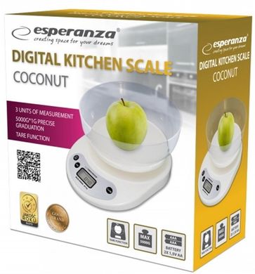 Весы кухонные Esperanza EKS007 Coconut