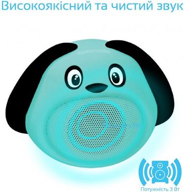 Портативна акустика Promate Snoopy Blue (snoopy.blue)