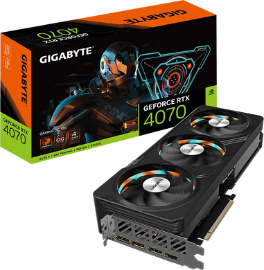 Відеокарта Gigabyte GeForce RTX 4070 GAMING OC 12G (GV-N4070GAMING OC-12GD)