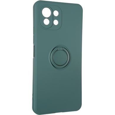 Чохол Gelius Ring Holder Case for Xiaomi Mi 11 Lite Dark Green