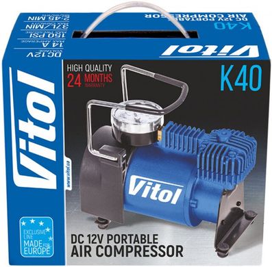 Автомобільний компресор Vitol K-40