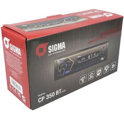 Автомагнітола Sigma CP-350 BT RGB