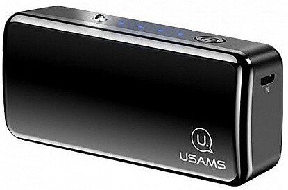 Універсальна мобільна батарея Usams US-CD65 Mini Power Bank 2000mAh Black