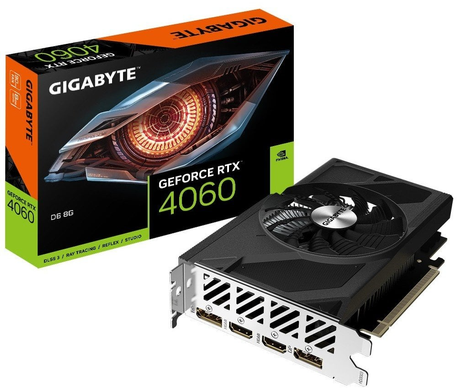 Відеокарта Gigabyte GeForce RTX 4060 D6 8GB (GV-N4060D6-8GD)
